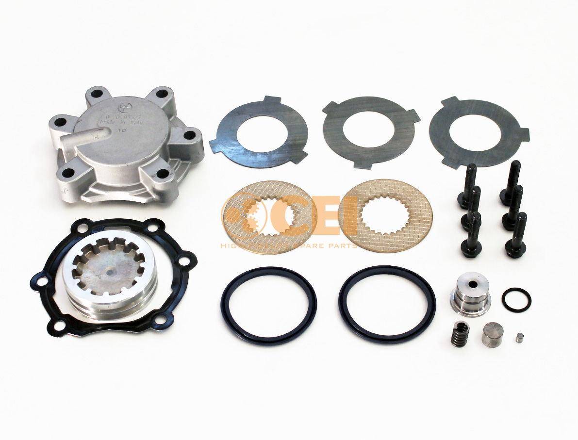 Gearbox piston/discs kit CEI no. 498.074